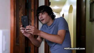 Dildo in der Dusche Tiefe anal auf der couch