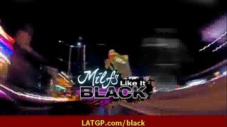 لعنتی بانوی داغ سواری بزرگ سیاه و سفید دیک 38